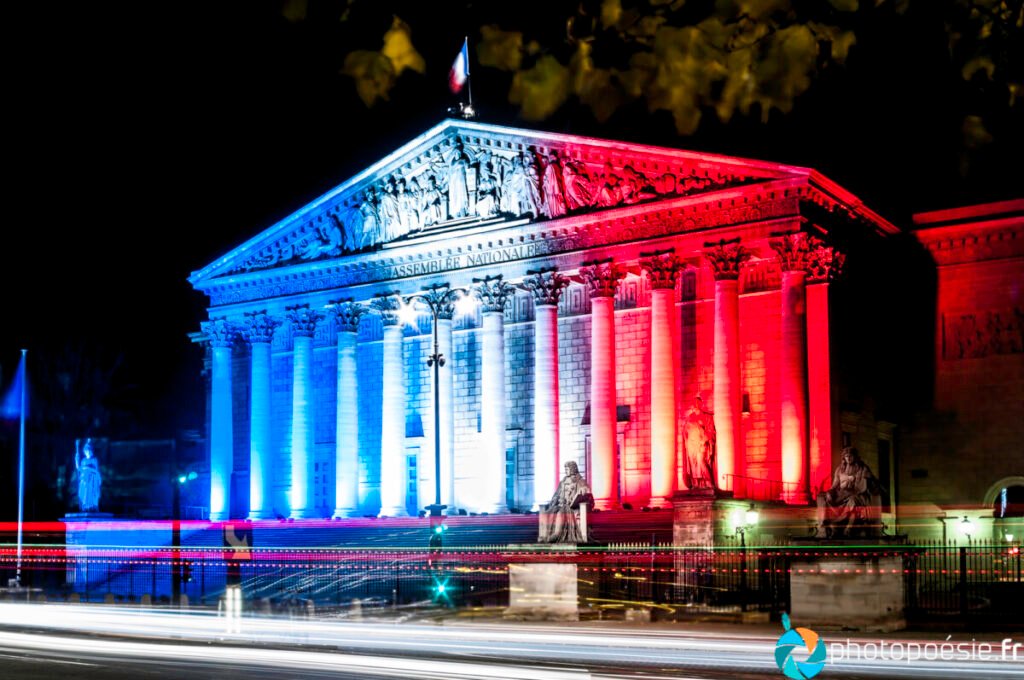 Assemblée Nationale Paris Bleu Blanc Rouge – Rabah R KEBBI photo poésie