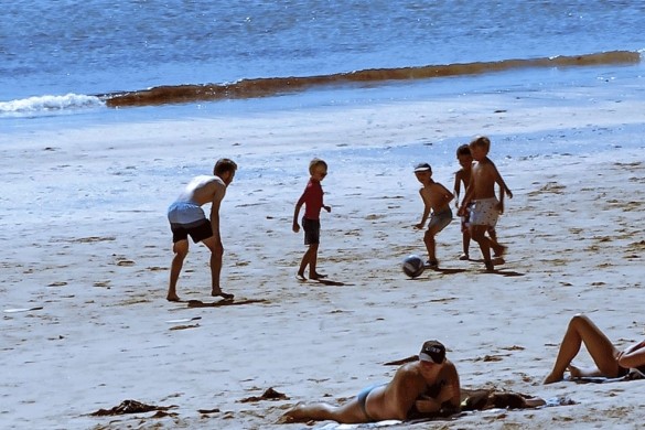 Cinémagraph foot plage